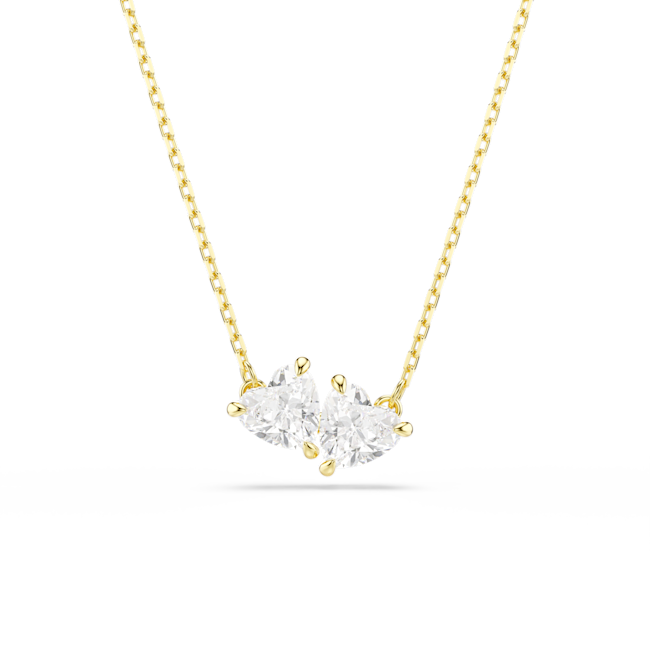 Swarovski Mesmera Attract Heart Pendant Gold Plated