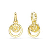 Swarovski Hyperbola Circles Drop Earrings With Dancing Stone 5738249
