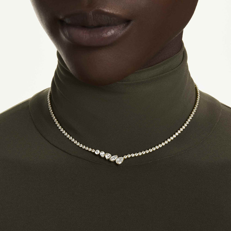 V Neck Swarovski V Shaped Necklace Buy Krystal Couture Luxury V 