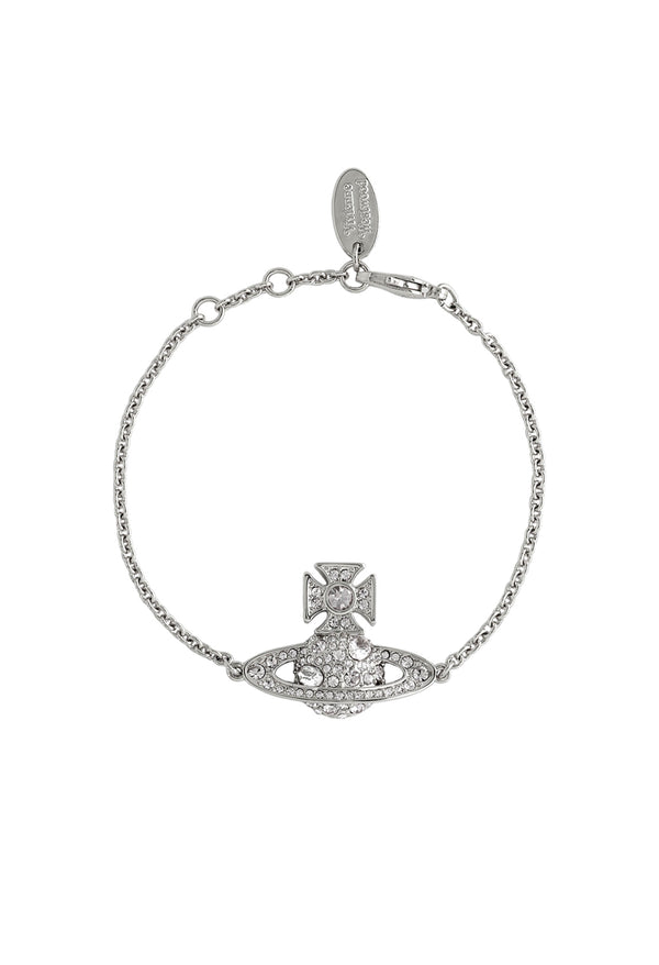 Vivienne Westwood Francette Bas Relief Bracelet Platinum Plated