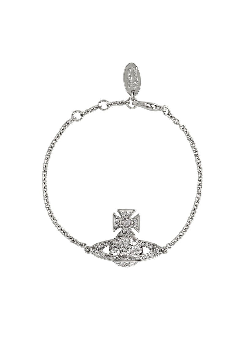 Vivienne Westwood Francette Bas Relief Bracelet Platinum Plated