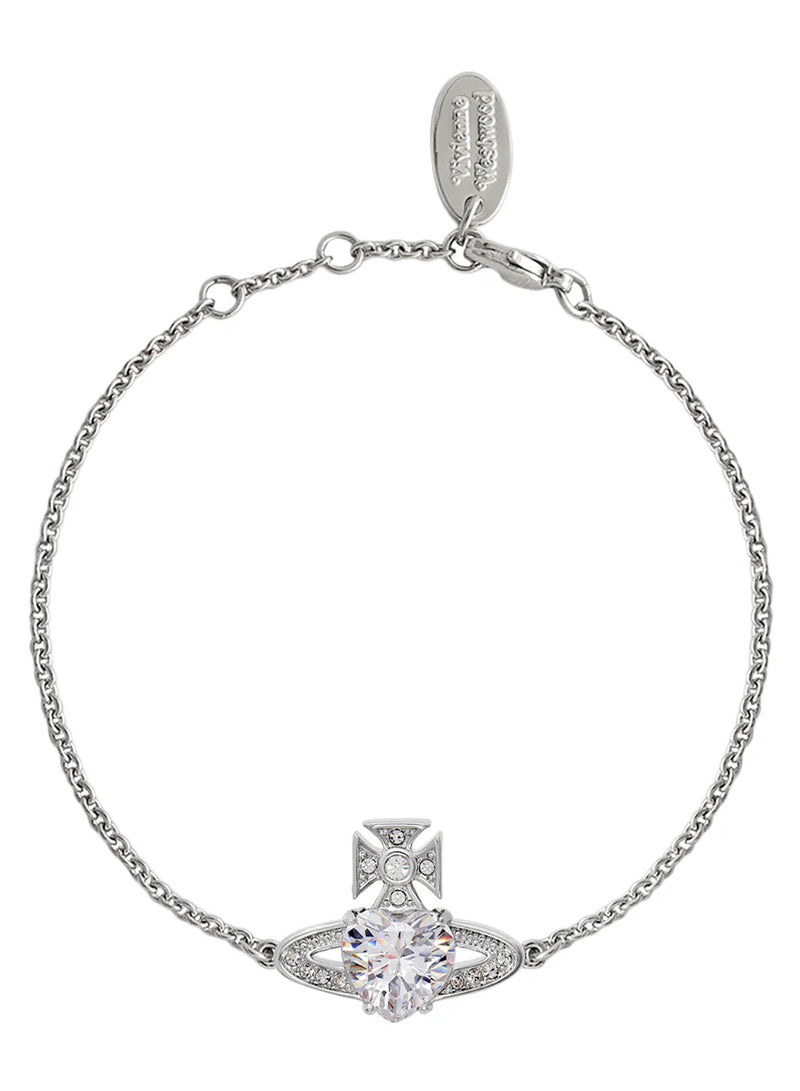 Vivienne Westwood Ariella Heart Crystal Bracelet 6102020Q