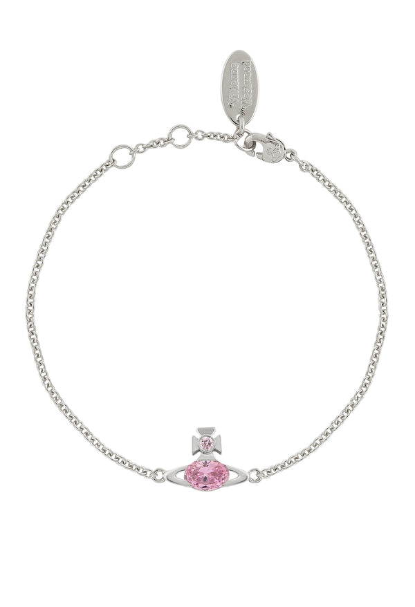 Vivienne Westwood Allie Light Pink Bracelet Platinum Plated