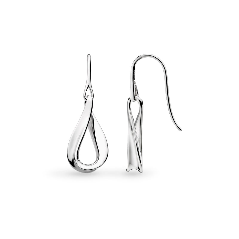 The Kit Heath Serenity Drop earrings, a silver sterling earring from Kit Heath, available at OD’s Jewellers in St Helens