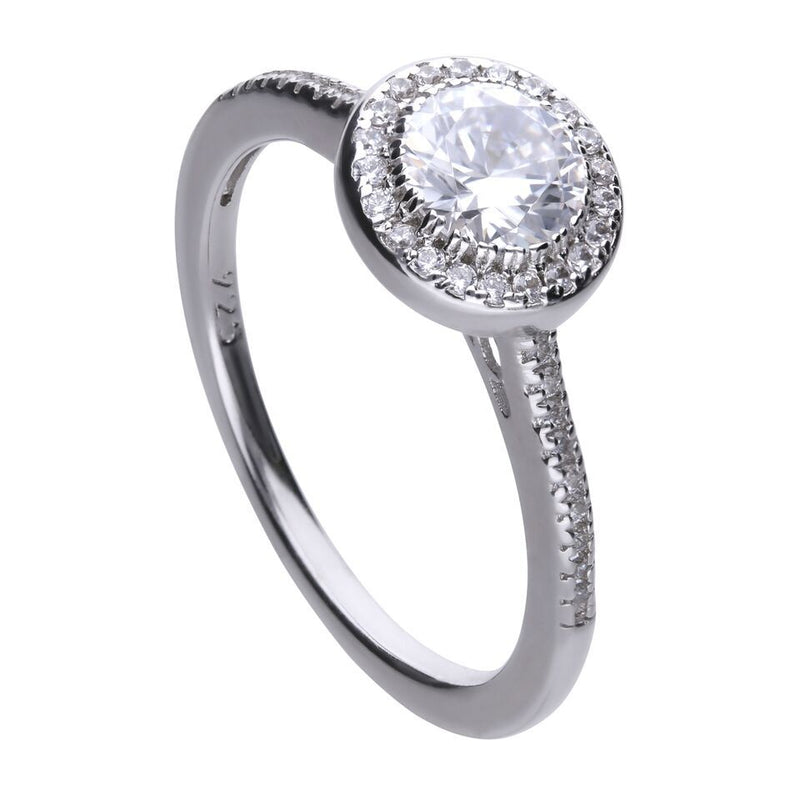 Diamonfire Round Cubic Zirconia Ring