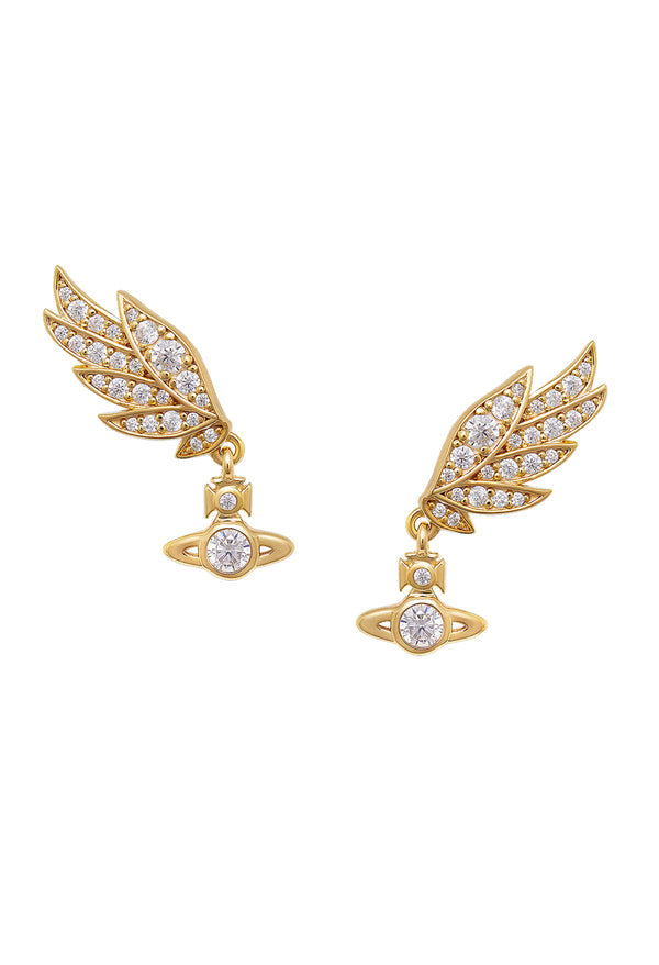 Vivienne Westwood Dawna Earrings Gold Plated Sterling Silver