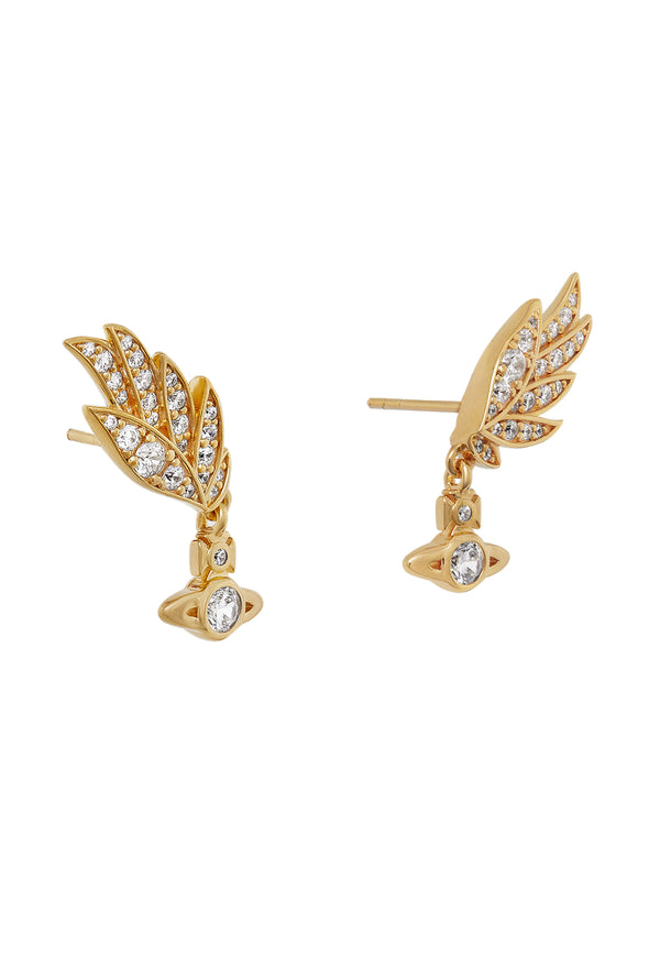 Vivienne Westwood Dawna Earrings Gold Plated Sterling Silver