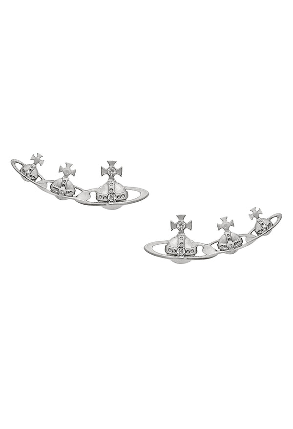 Vivienne Westwood Crystal Candy Earrings, platinum plated silver, from Vivienne Westwood, OD’s Jewellers St Helens
