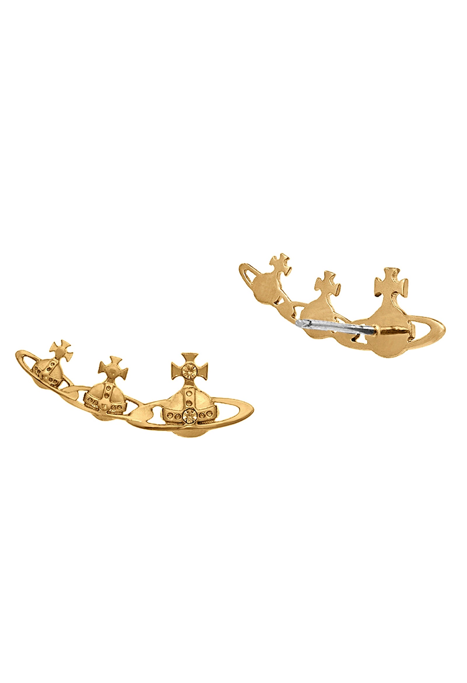 k*o様 VivienneWestWood Vivienne Westwood Gold Plated Crystal Candy Earrings