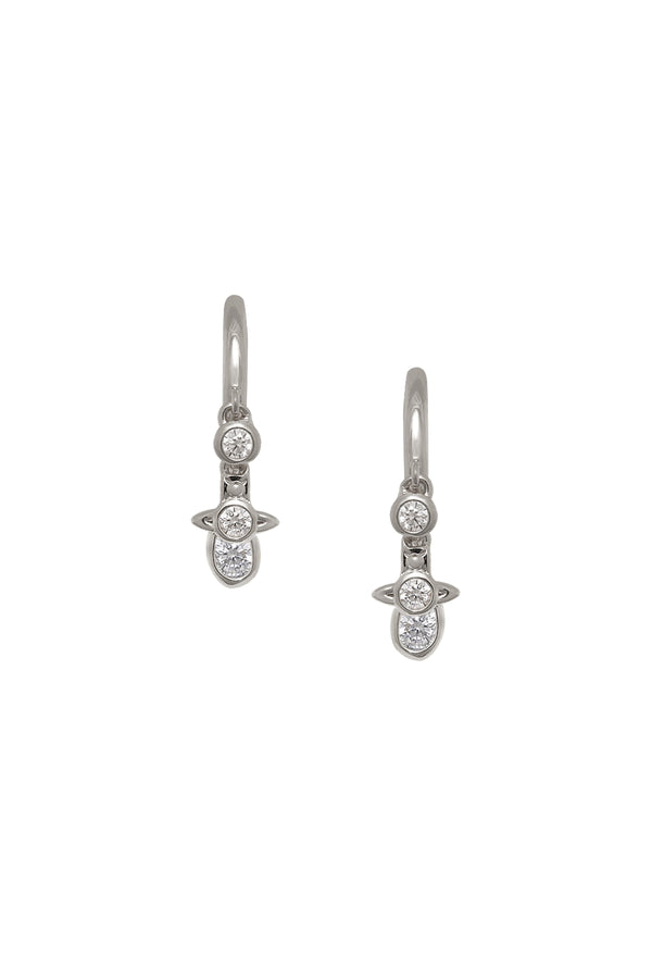 Vivienne Westwood Sterling Silver Gale Earrings