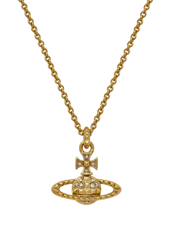 Vivienne Westwood Mayfair Bas Relief Pendant Gold Plated