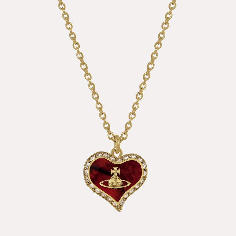 Vivienne Westwood Petra Copper Red MOP Necklace 63020103
