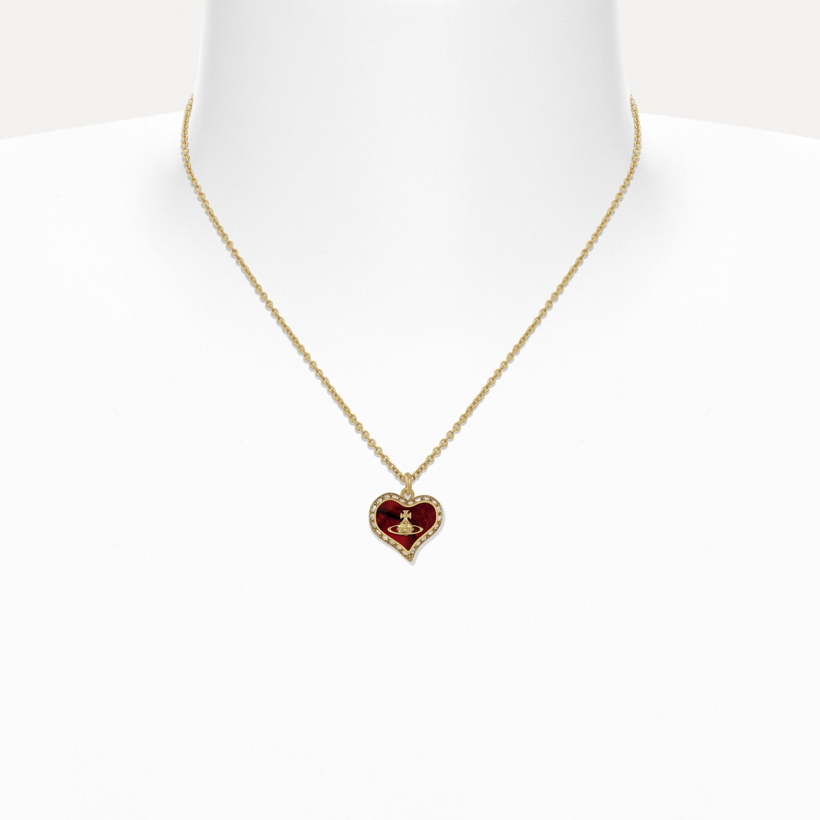 Vivienne Westwood Petra Copper Red MOP Necklace 63020103