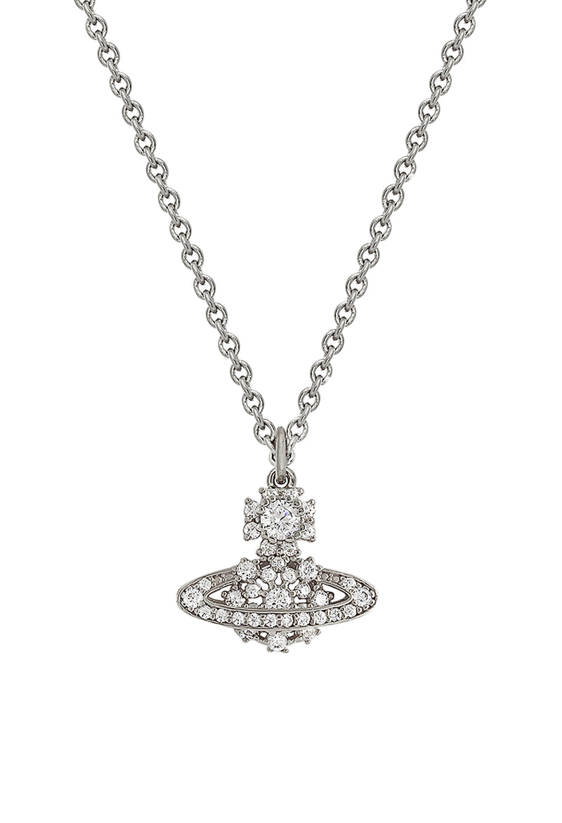 Vivienne Westwood Narcissa CZ Necklace, a silver sterling necklace from Vivienne Westwood, at OD’s Jewellers in St Helens.
