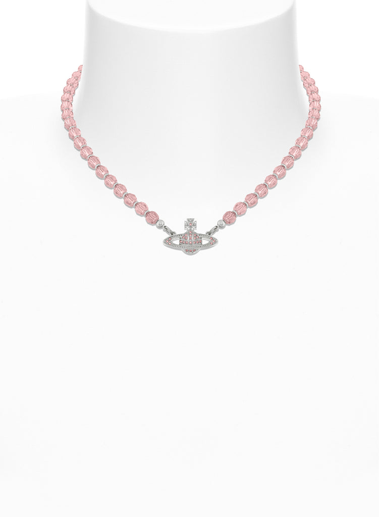 Vivienne Westwood Messaline Pink Choker 6303002F