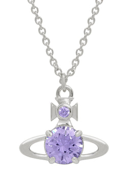 Large Lavender CZ Reina Necklace 630203GL-02P691-