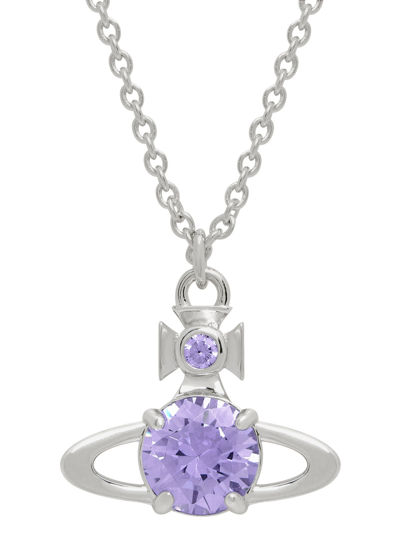 Large Lavender CZ Reina Necklace 630203GL-02P691-