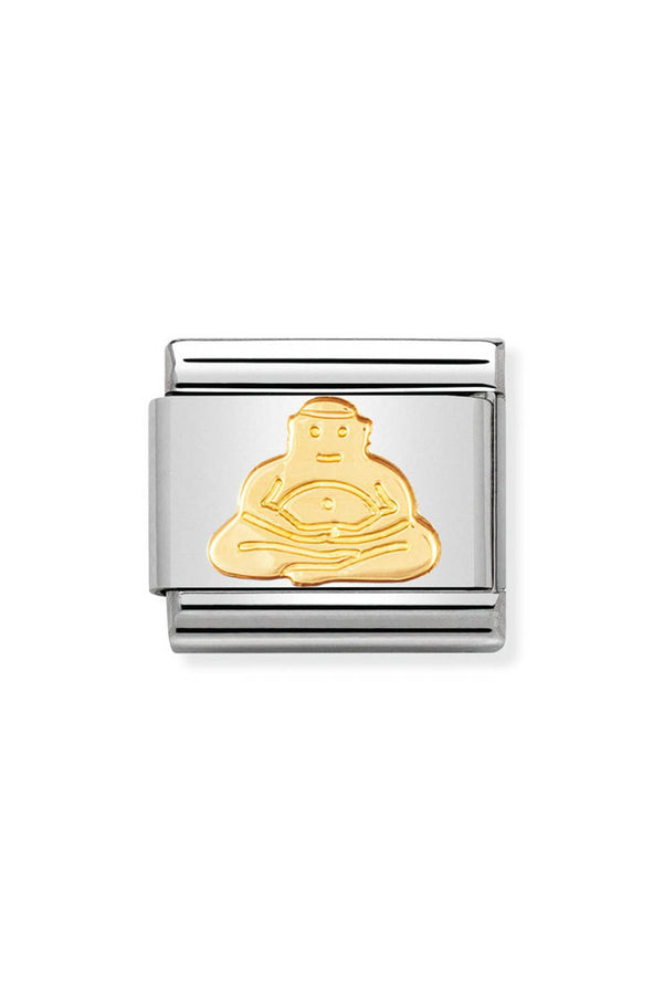 Nomination Composable Classic Link Buddha in 18k gold