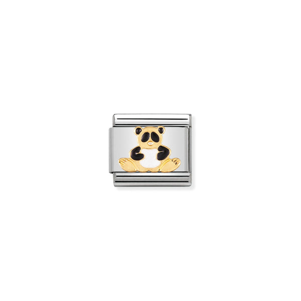 Nomination Composable Gold Panda Charm 030212/39