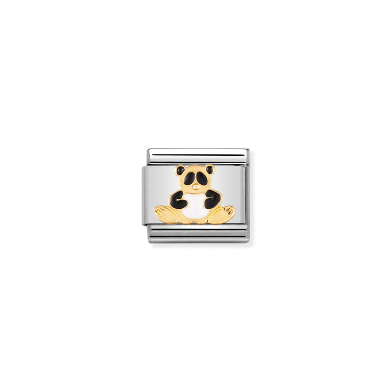 Nomination Composable Gold Panda Charm 030212/39