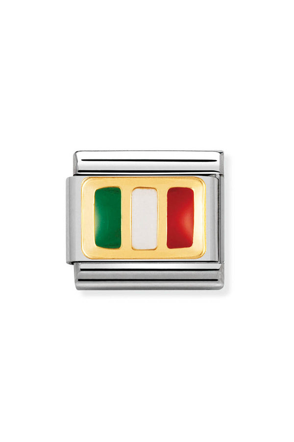 Nomination Composable Gold Italy Flag Charm 030234/21