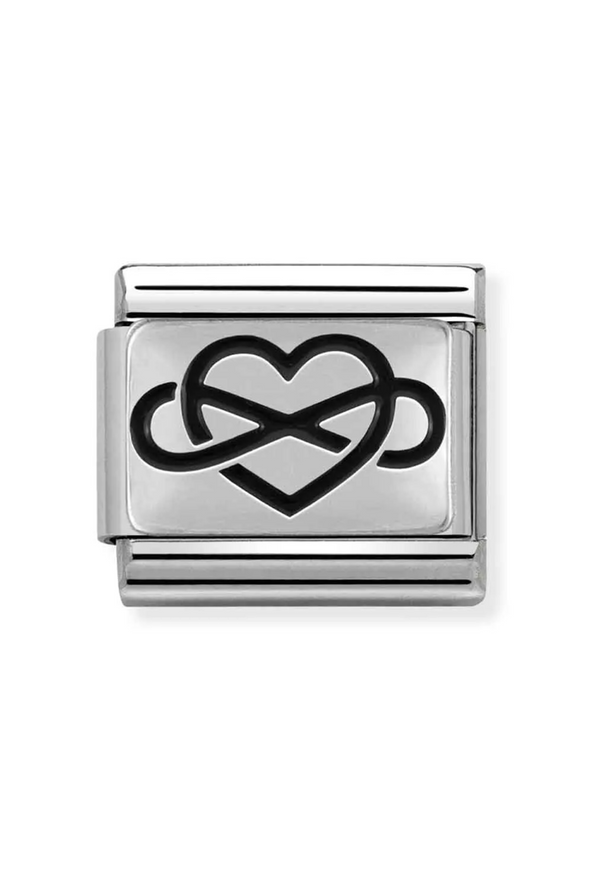 Nomination Composable Classic Link Infinity Heart in 925 Silver