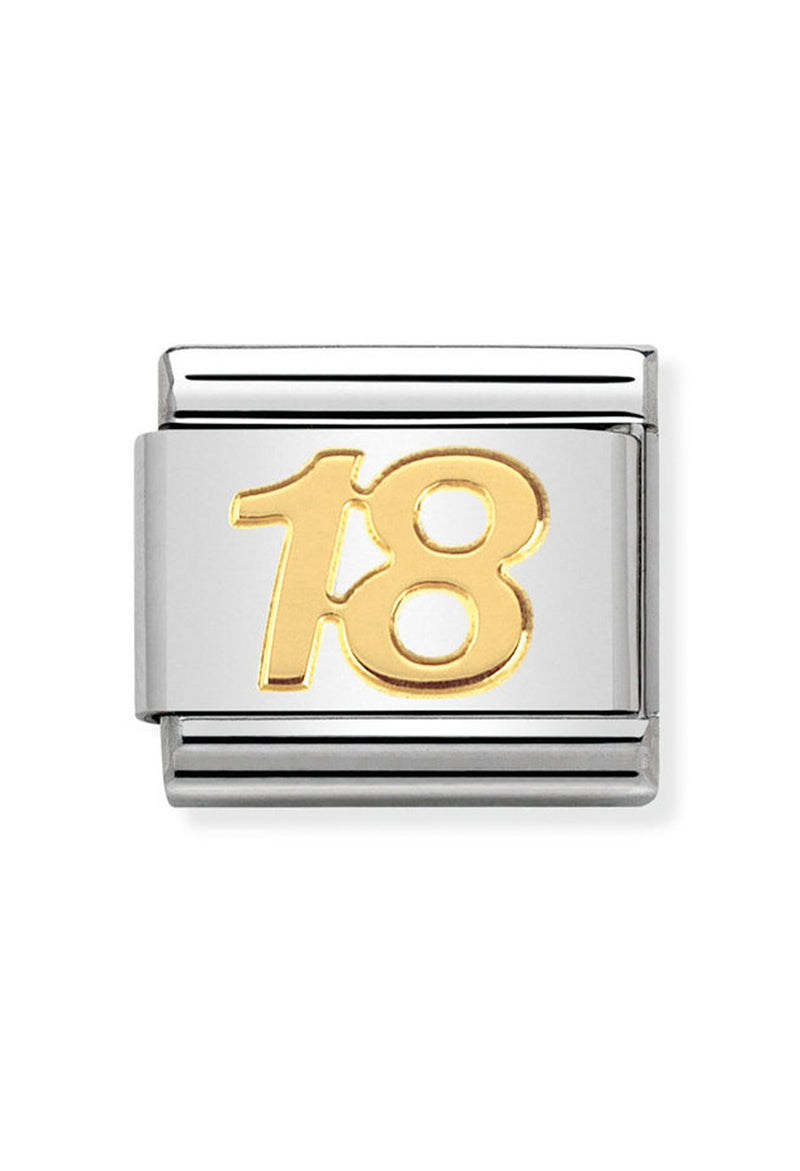 Nomination Composable Classic Link Daily Life 18 in 18k gold