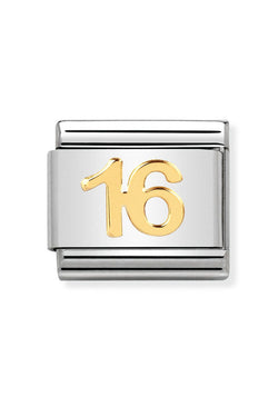 Nomination Composable Classic Link Daily Life 16 in 18k gold