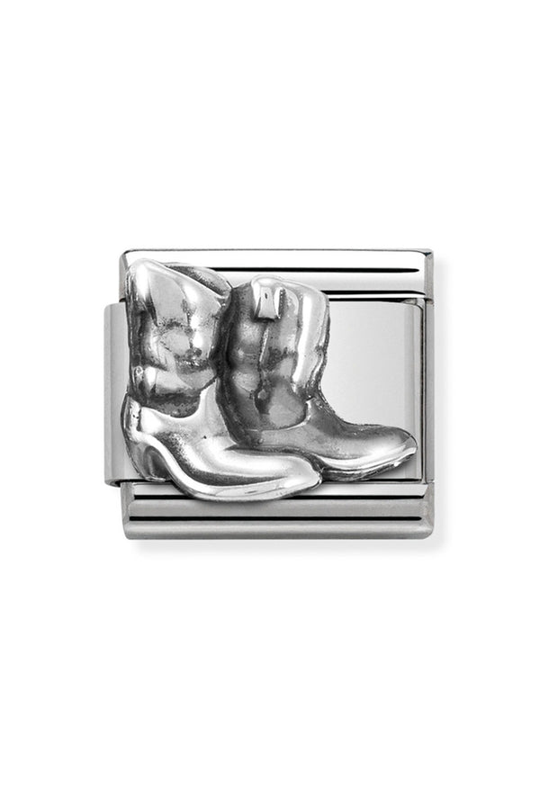 Nomination Composable Boots Link Steel And Sterling Silver