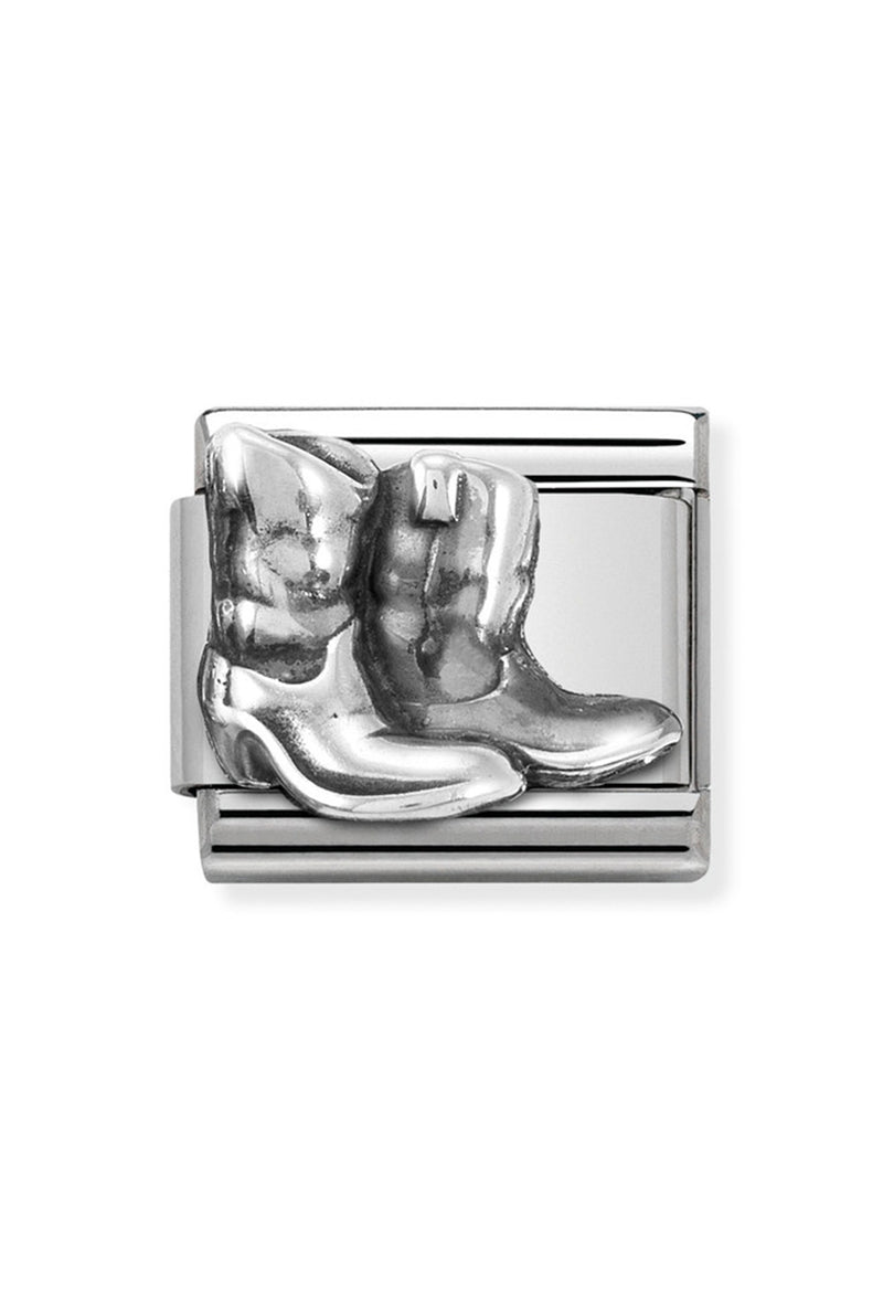 Nomination Composable Boots Link Steel And Sterling Silver