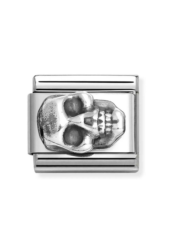 Nomination Composable Classic Link Skull in Silver