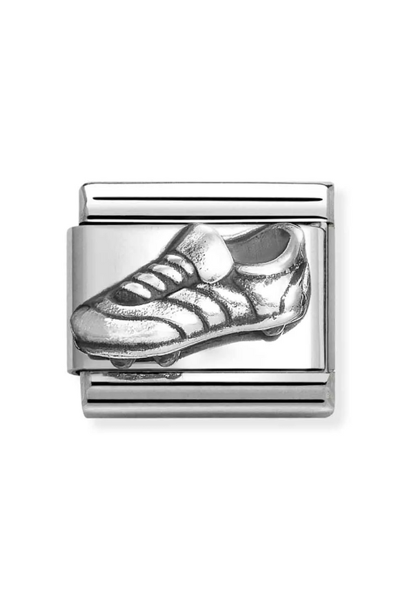 Nomination Composable Classic Link Football Boot in Silver