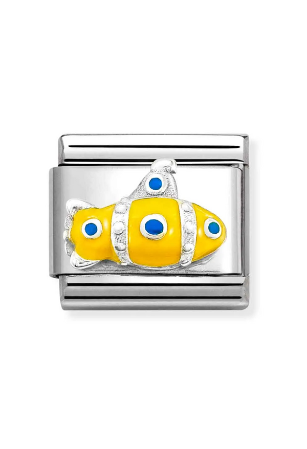 Nomination Composable Classic Link Yellow Submarine in Silver