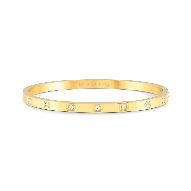 Nomination Pretty Bangles CZ Square in Gold Plated