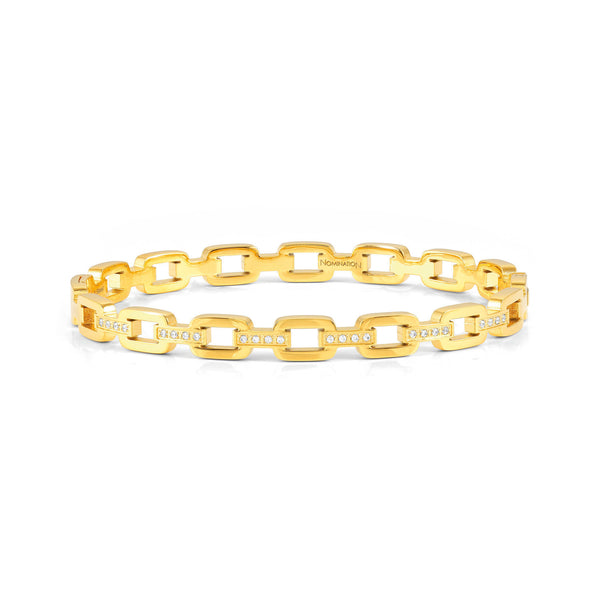 Nomination Pretty Bangles CZ Chain in Gold Plated