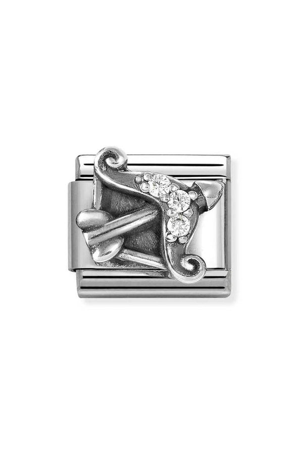 Nomination Composable Classic Zodiac Sagittarius Cubic Zirconia and 925 Silver