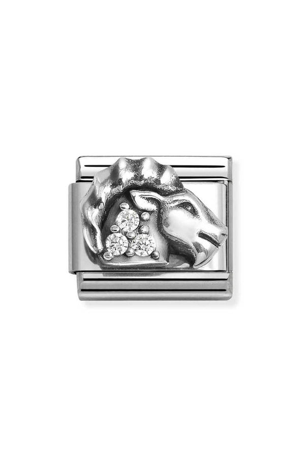 Nomination Composable Classic Zodiac Capricorn Cubic Zirconia and 925 Silver