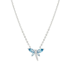 Nomination SHINE ME UP Cubic Zirconia Blue Dragonfly Pendant 925 Silver