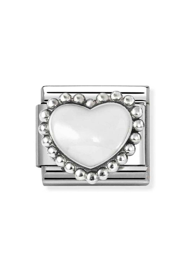 Nomination Composable Classic White Enamel Raised Heart