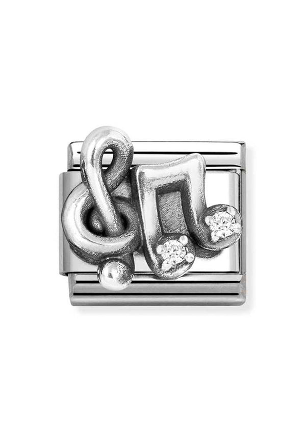 Nomination Composable Classic Link Treble Clef Music Note