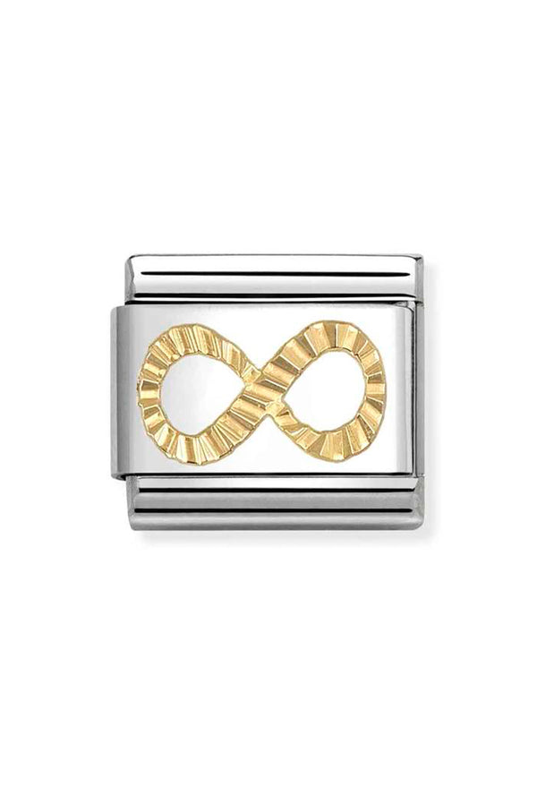 Composable Gold Diamond Infinity Charm 030149/66