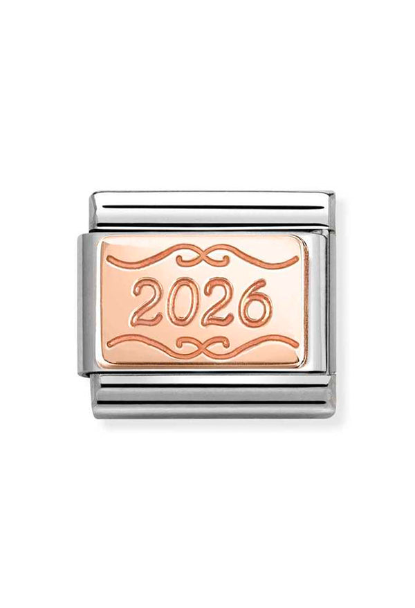 Composable Rose Gold '2026' Charm 430101/57