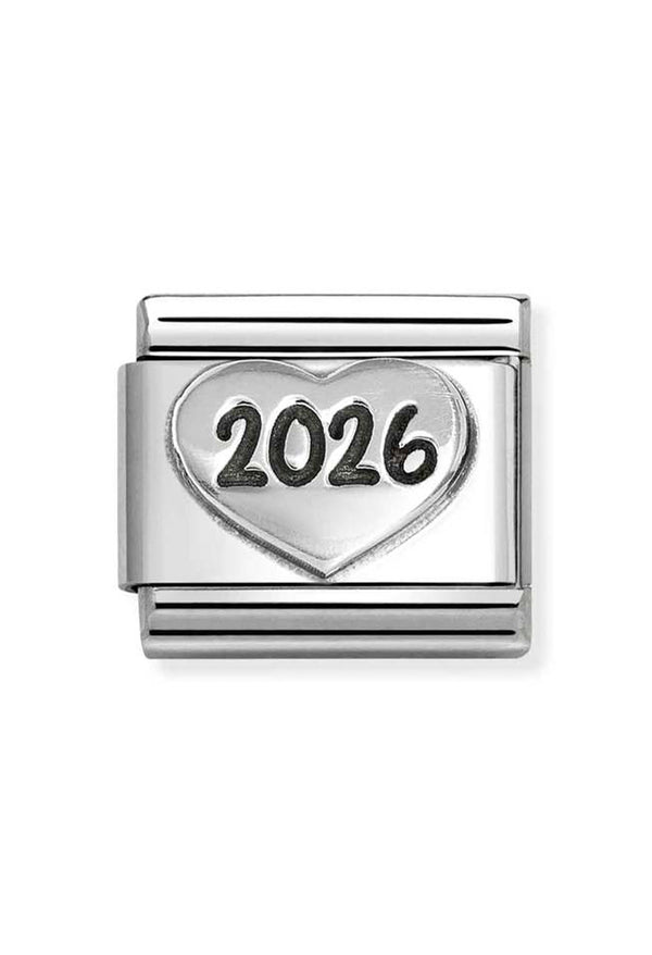 Composable Silver Heart 2026 Charm 330101/97