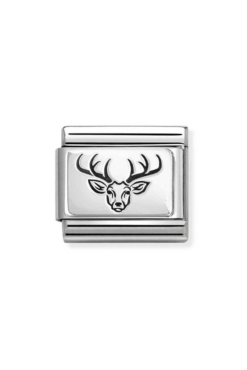 Nomination Composable Silver Stags Head Charm 330111/52