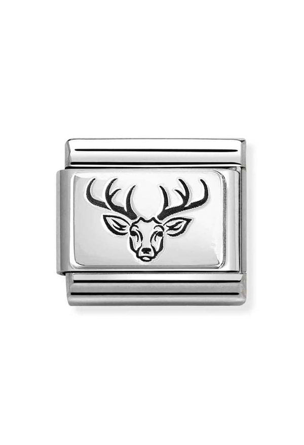 Nomination Composable Silver Stags Head Charm 330111/52