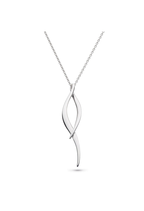 Kit Heath Entwine Twine Twist Necklace in Silver