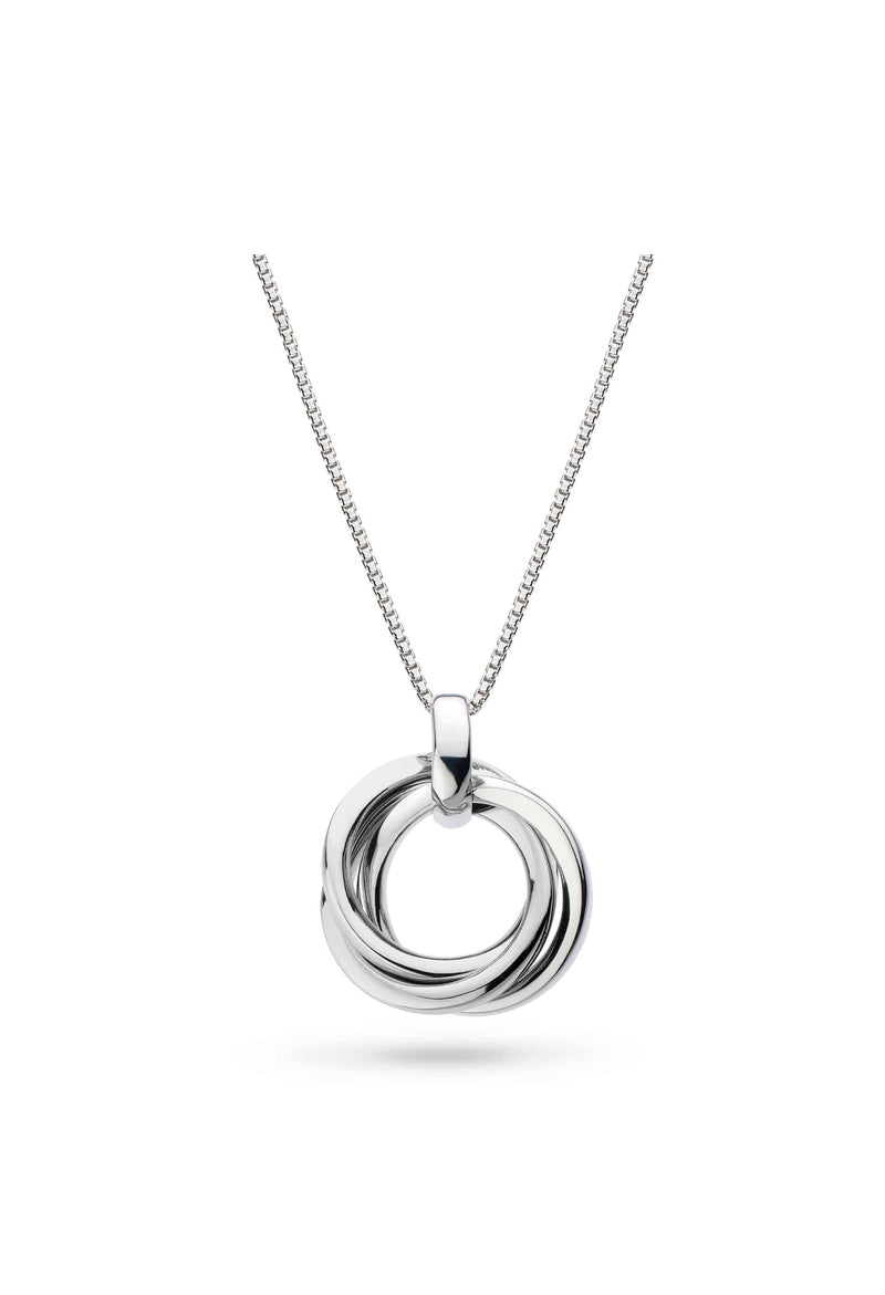 Kit Heath Bevel Trilogy Necklace in Silver