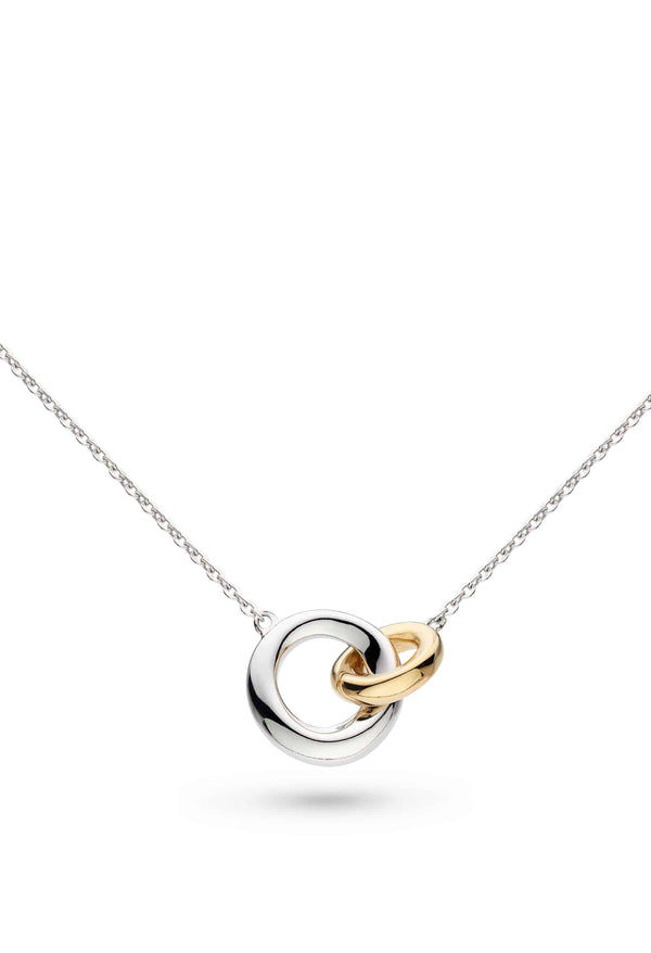 Kit Heath Bevel Cirque Link Golden Necklace in Silver Gold Plated