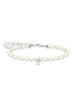 Thomas Sabo Charmista Small Pearl Bracelet in Silver