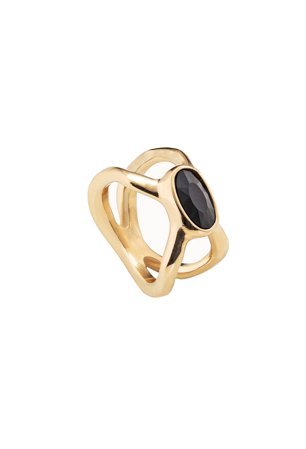 UNOde50 Guardian Ring Gold Plated